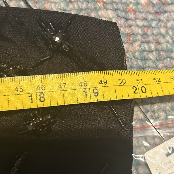 NWT Black Beaded Top Size Large by Anthropologie - Picture 9 of 13